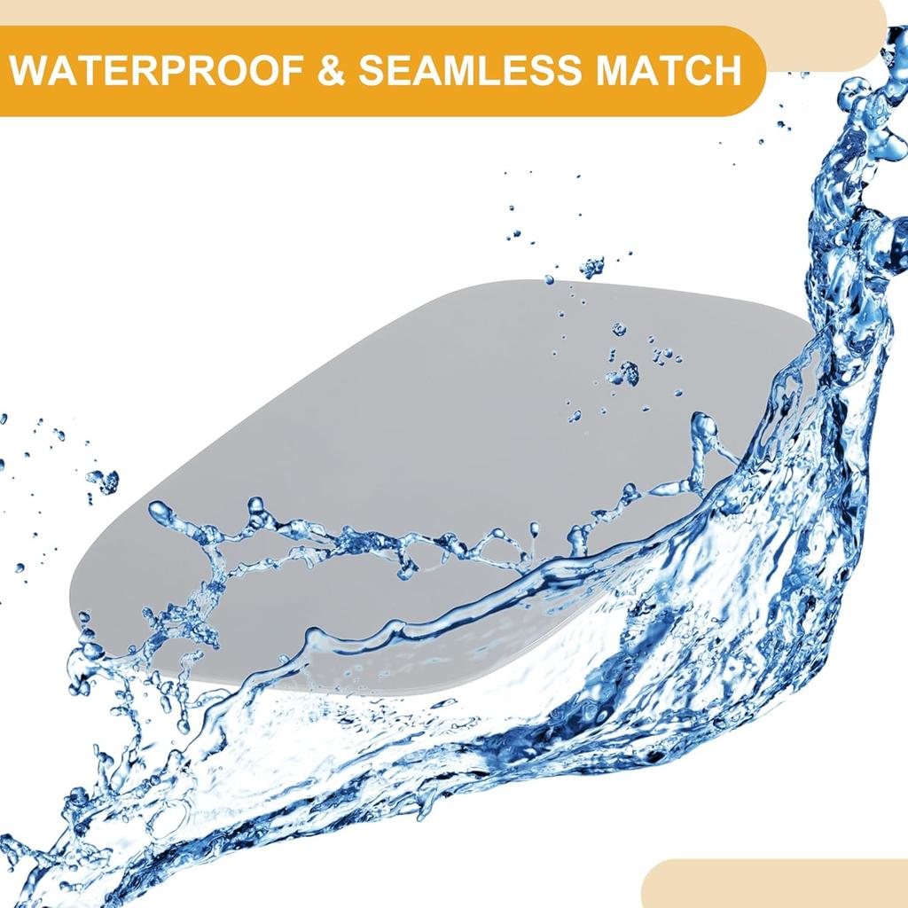 Fuel Tank Door Cap for Volkswagen Golf 5G 2014-2016 Fuel Filler Flap Cover for VW Golf BQ1 2017-2018 Clip Type No.5G0809909 Primer ABS Fuel Filler