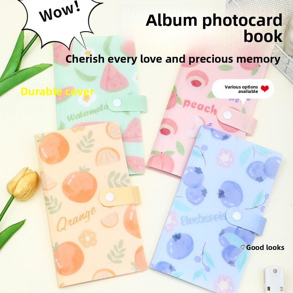 Transparent PVC 120 Slots Card Album 120 Slots 3 Inch Size Photo Card Album Postcard Holder DIY 3 Inch Storage Album