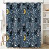 Unframed Boho Forest Shower Curtain Woodland Animal Deer Nature Bathroom Decor Vintage Tapestry Backdrop Hippie Aesthetic Home T