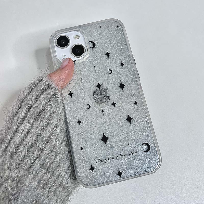 Dream Stars Ins Lucky Moon Jane Custodia per Telefono Lucida Cartoon Imd Per Iphone 13 12 Promax 14 11 Pro Max Copertura Posteriore in Silicone Morbido Capa