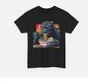 Godzilla Eating Ramen T-Shirt, Japanese Monster, Vintage Japanese Film T-Shirt