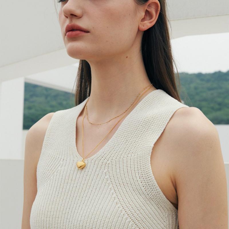 VERTE 925 Silver Boule Necklace