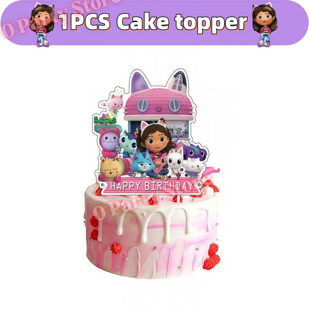 Gabby Dollhouse Keychains Birthday Party Decoration Supplies School Carnival Reward Gift Bag Fillers Kids Favor Gift Party Decor