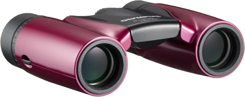 Olympus 8x21 RCII Magenta Roof Prism Binoculars Compact and Lightweight Model -