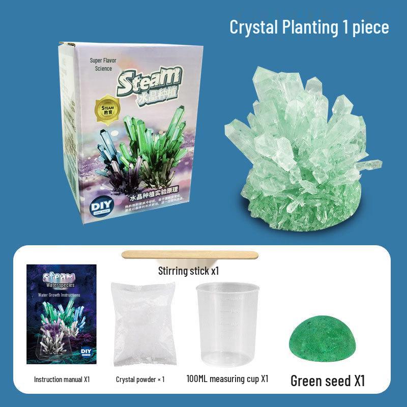 Children's Crystal Growing Science Kit: STEAM Educational Toy for Primary Students