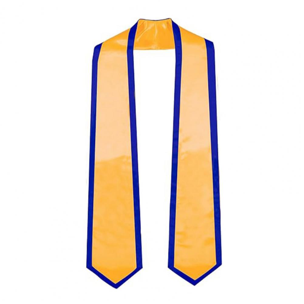 Graduation Accessory 72-inch Long Satin Graduation Ribbon Smooth Border Design for Parties Celebrations