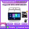 Autorádio Android GPS Navigační přehrávač pro Peugeot 307 307CC 307SW 2002-2013 Multimediální Stereo WiFi Video 2din 2 DIN Carplay 2+32GB