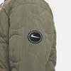 Nike Casual Quilted Jacket Kids Tops Olive-Green FZ6462-222