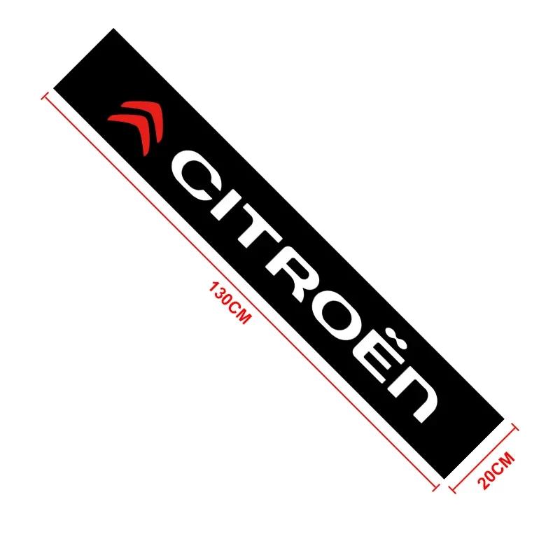 Adesivi decorativi parasole parabrezza anteriore per auto Per Citroen C1 C2 C3 C4 C5X E-C4 C-Crosser C4 Cactus Berlingo Elysee C-ZERO alq123