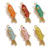Elegant DIY Fish Charm Jewelry Accessory In Multiple Colors Delicate Jewelry Findings For Creative Craft Projects