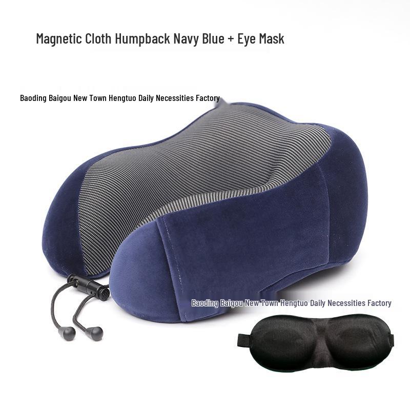 Memory Foam U-Shaped Pillow - Office, Travel Neck Support & Backrest