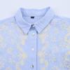 Jnleaog Autumn New Women's Clothing Fashion Style French Minority Design Embroider Short Shirt 3564074