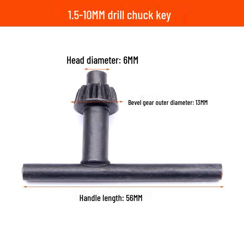 Klíč na sklíčidlo ruční vrtačky - Příslušenství pro elektrické nářadí pro pistolovou vrtačku (10 mm, 13 mm, 16 mm)