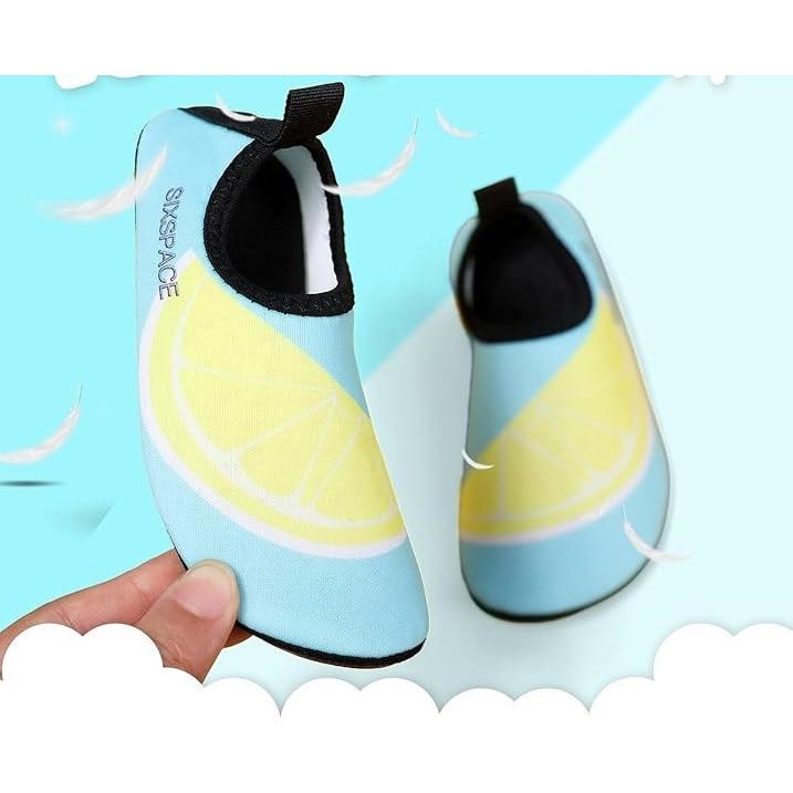 Kids Water Shoes Anti-Slip Quick-Dry Lightweight Beach Shoes for Boys Girls 27EU Sixspace