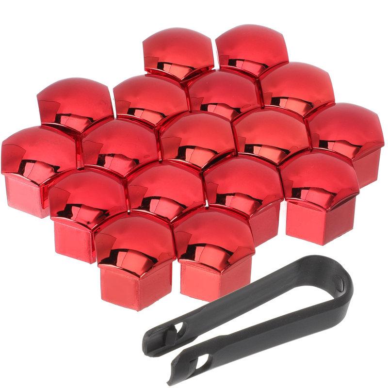 20Pcs Wheel Hub Covers High Durability Lug Nut Covers Anti-Rust Protector Easy Installation Car Exterior Accessories