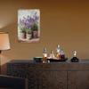 Metal Poster Wall Art Lavender Flower Vintage Kitchen Decor