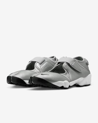 Nike Air Rift Leather Casual shoes Women's HM5737-003 Silver Szie