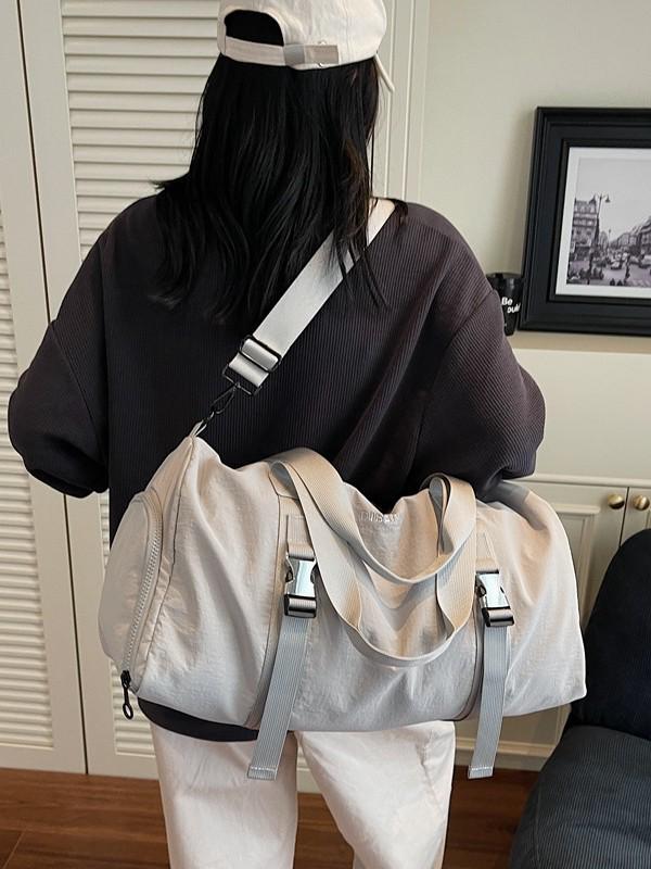 Cross-border Handheld Travel Bag with Wet/Dry Separation, Shoe Compartment, & Fitness/Sports Use.