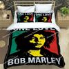 Bob Marley Lion Maple Leaf  Bedding Sets exquisite bed supplies set duvet cover comforter set bedding set luxury birthday gift02