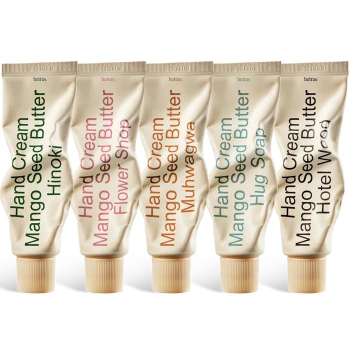 Hetras Perfume Silky Touch Hand Cream 50ml 5-pack Gift Set