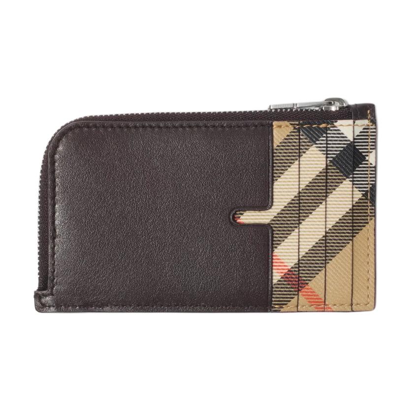 Burberry Embossed Equestrian Knight Pattern Leather Card Holder Men accessories Beige 81189391