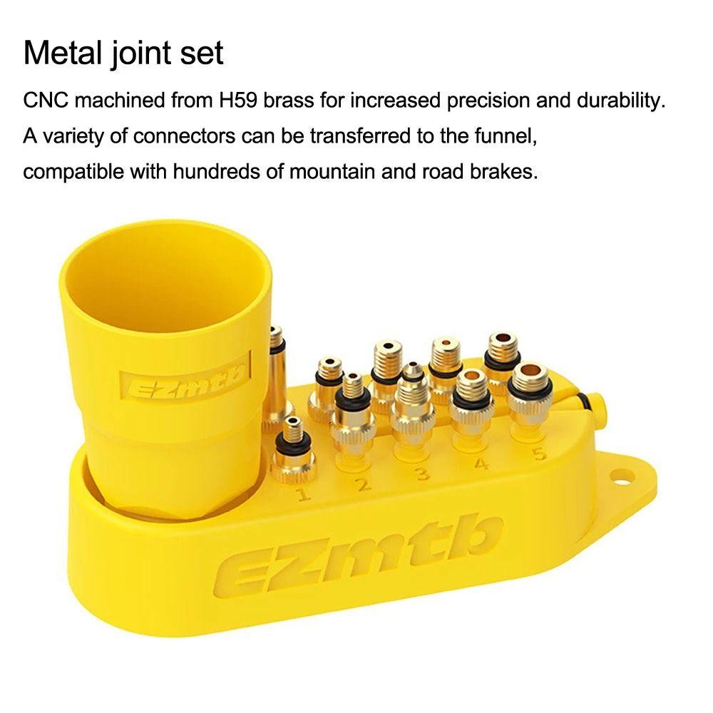 Tool Brake Repair Tool Disc Brake Oil Bleed Kit Bicycle Hydraulic Disc Brake Bleed Adapters Set