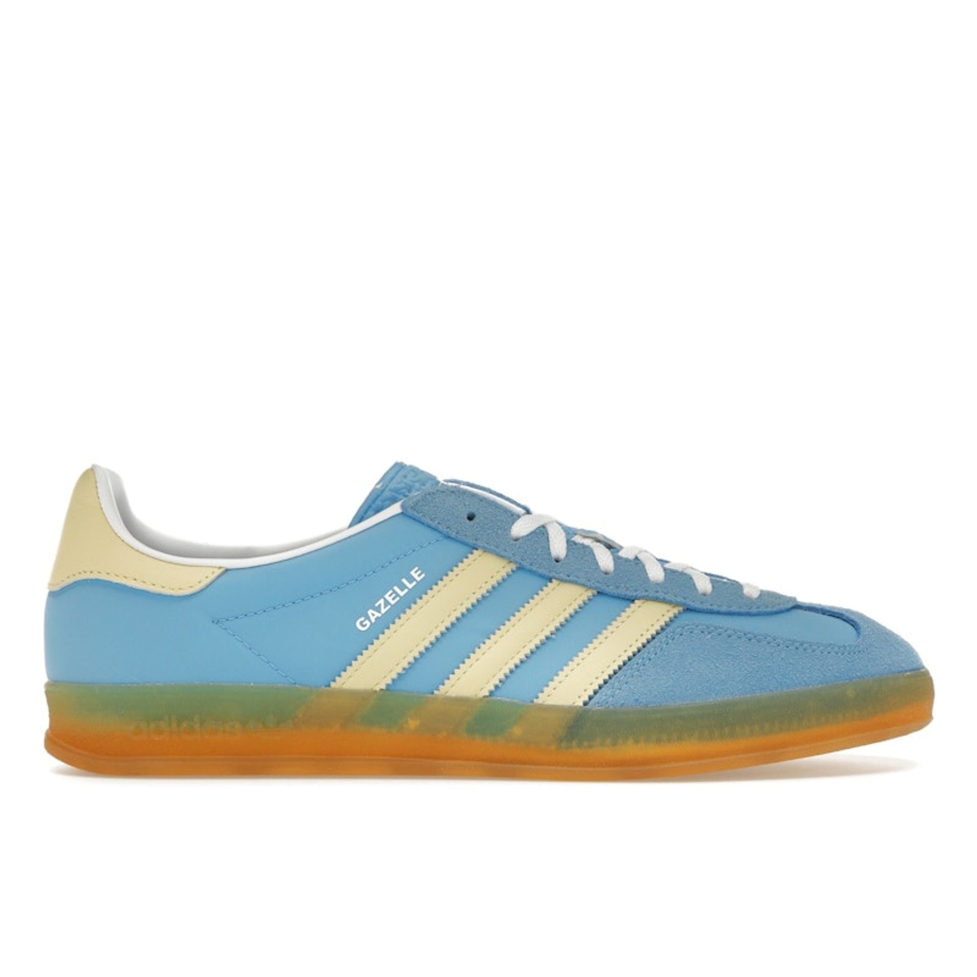 

adidas Gazelle Indoor Blue Burst Yellow Женские кроссовки Полусиние-Burst Почти-желтые Cloud-White IE2960 46