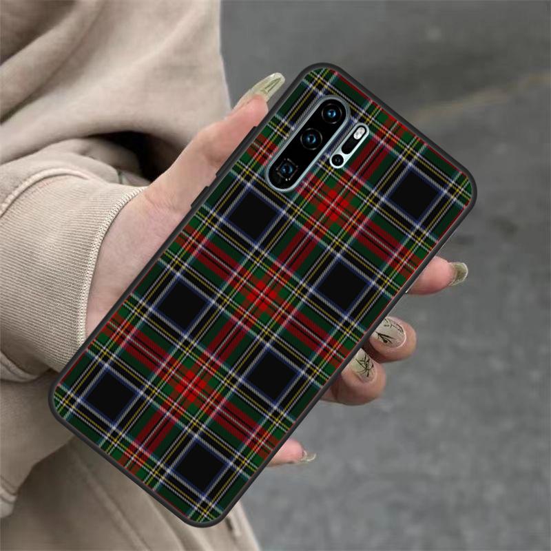 Clan Stewart Dress Tartan Plaid Case For Huawei Nova 10 SE 9 11 11i 8i 3i 5T Y60 Y70 Y90 Y61 Y91 P20 P30 Pro P40 Lite Cover