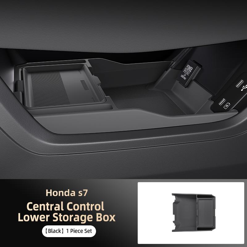 For HONDA S7 2025 Storage Box Center Armrest Hidden Box Cup Holder Organizer Interior Accessories
