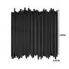 100Pcs Black Drinking Straws Disposable  Cola Cocktail Bar Party Wedding Kitchen Beverage Flexible Straw Kitchen Accessories