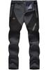 YSENTO Trekking and Warm Softshell Pants for Fall and Perfect for and Size Size M Men's Fleece-Lined Pants, Breathable, Water-Repellent, Winter,