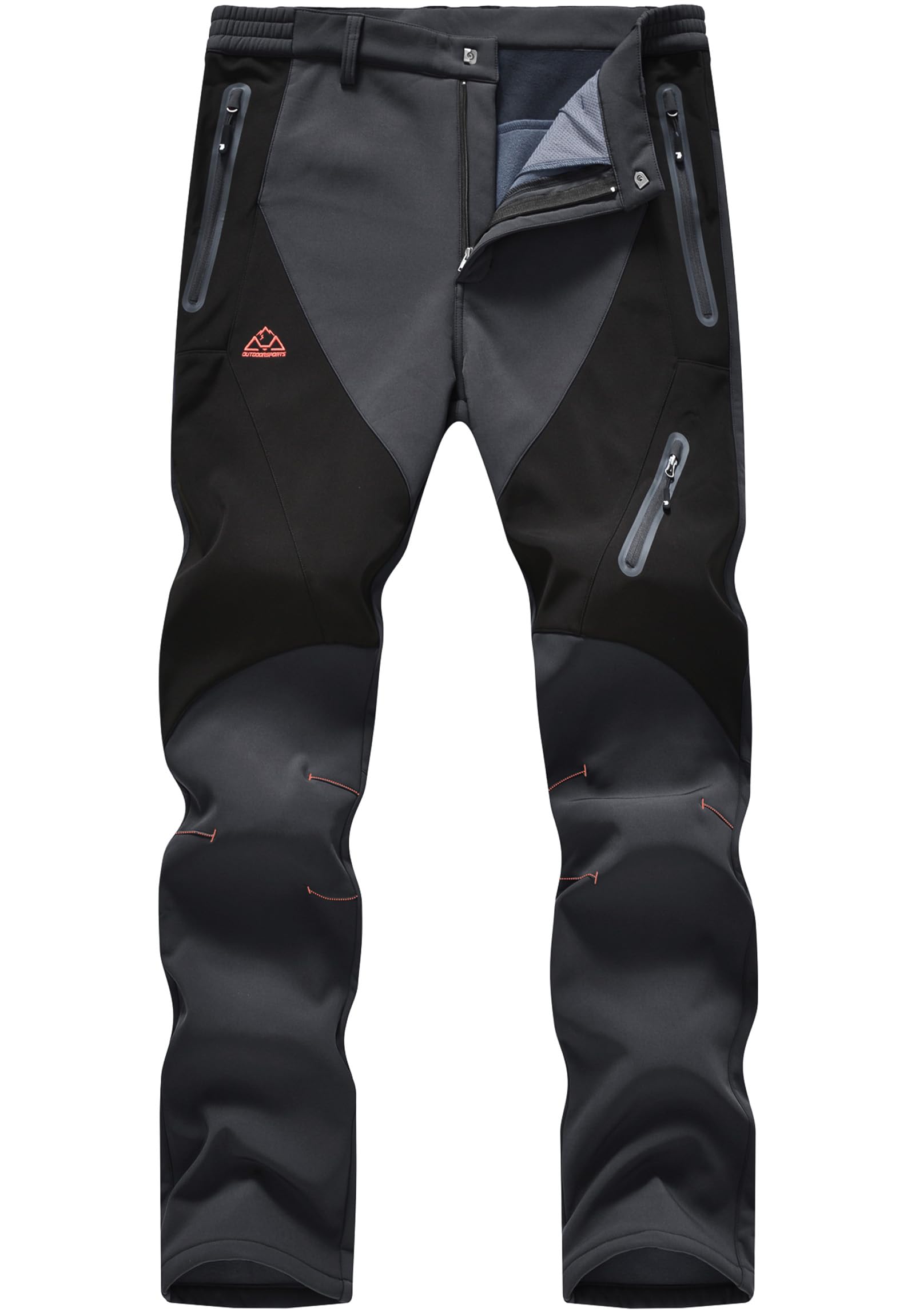 

YSENTO Trekking and Warm Softshell Pants for Fall and Perfect for and Size Size M Men s Fleece-Lined Pants, Breathable, Water-Repellent, Winter,