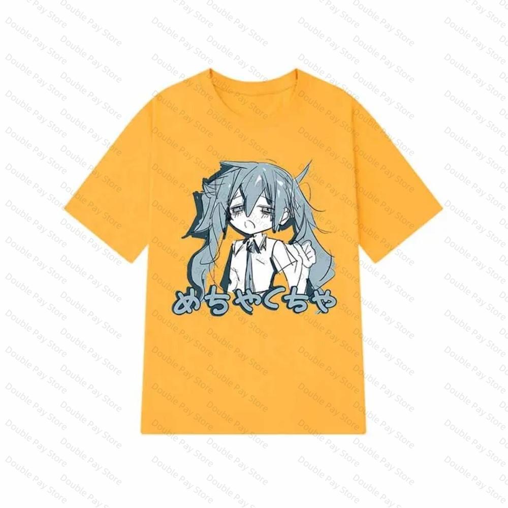 

Unisexs Y2K Shirts Anime Women Tshirt Loose Streetwear Casual Tees Plus Size Shortsleeved Hiphop Harajuku Tops Women Clothing 4XL