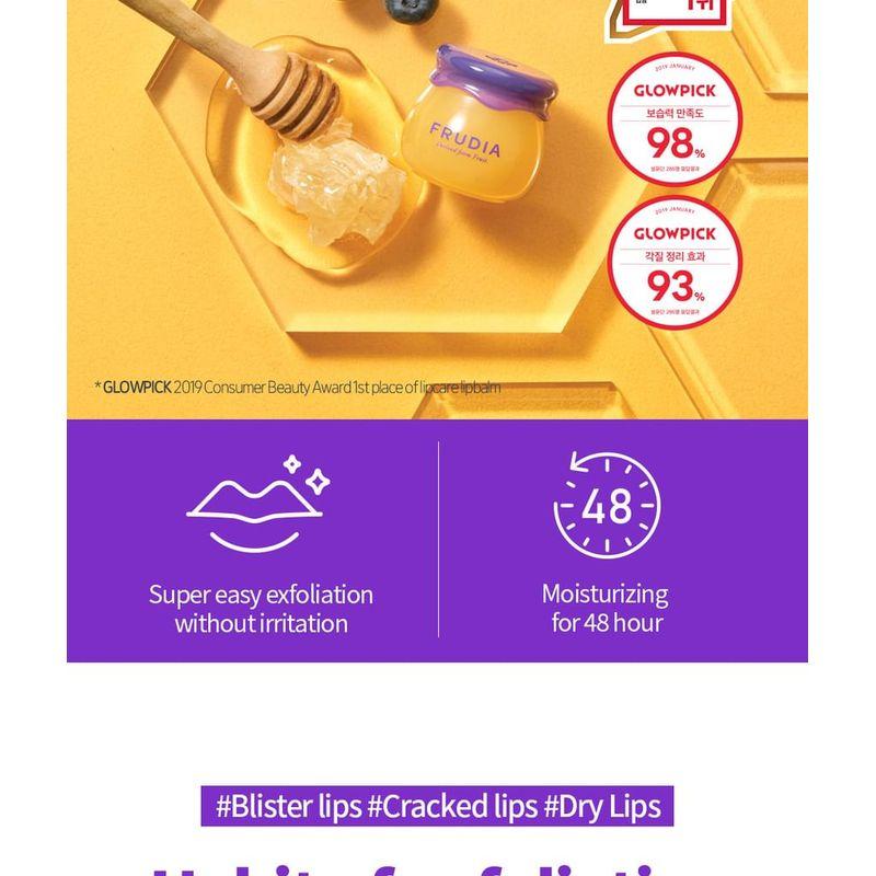 FRUDIA - Blueberry Hydrating Honey Lip Balm Tube