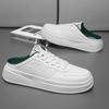 Men's Summer Canvas Slip on Sandals Casual Versatile Half Sandals Men's Shoes