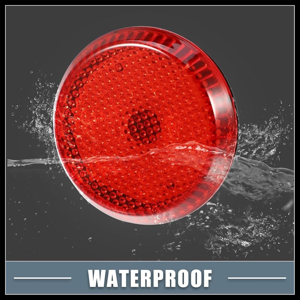 Rear Bumper Reflector Fog Brake Tail Light 81910-02040 8191002040 Red LED for Toyota Corolla 2009-2010 Plastic Red Lens (Set of 2) Durable Material