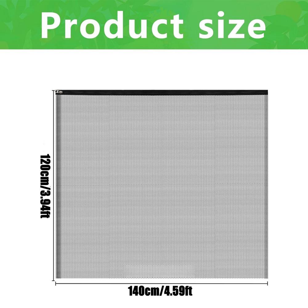 Large Fruits Tree Netting Cover with Zipper and Drawstring Garden Insect Netting Transparent Bird Plant Barrier Mesh Screen