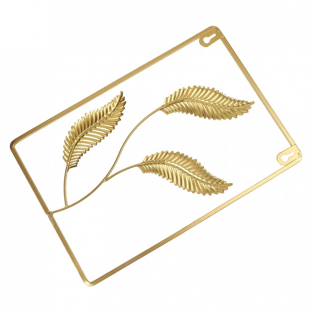 Zlatý list nástěnná dekorace obývací pokoj ozdoba nástěnná závěsná dekorace