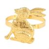 Hare Napkin Holder Alloy Construction Bunny Cute Crafted Metal Serviette for Party Hosts,