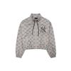 MLB Jacquard Windbreaker Jacket Women Jackets Gray 3FWJM0221-50BGS