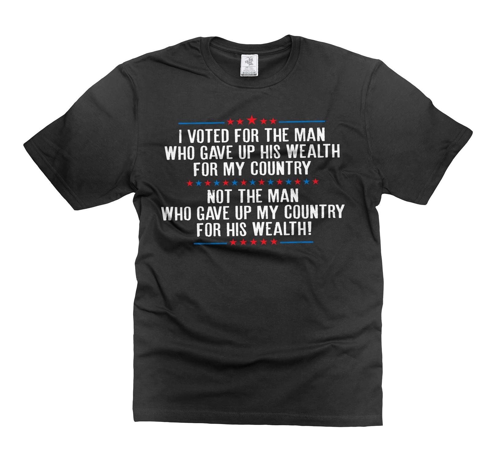 Donald Trump Support Shirt President Trump Tee Shirt I voted for the man shirt 2XL