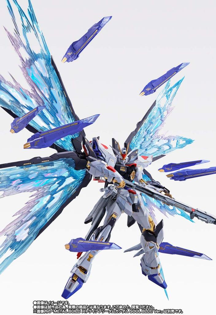 BANDAI METAL BUILD Strike Freedom Gundam Wings of Light Option Set SOUL BLUE Ver.
