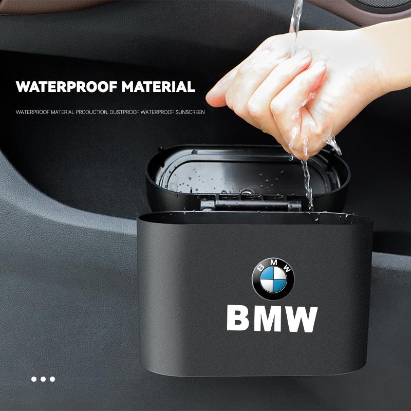 Car Door Trash Can Garbage Bin Storage Box Auto Valve Cap Accessories For BMW X1 X2 X3 X5 X4 X6 X7 iX3 F20 F10 F07 E70 E46 E90 E