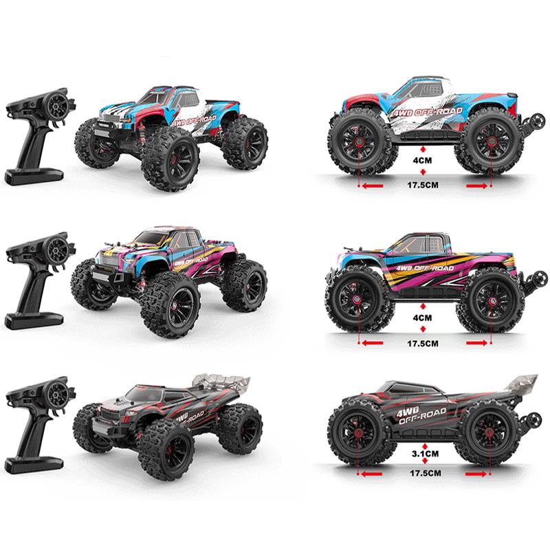 MJX 16208/16209/16210 RC Car 2.4G 4WD Remote Control Off-Road Vehicle Brushless High-Speed Racing Climbing Crawler 2S 3S Battery