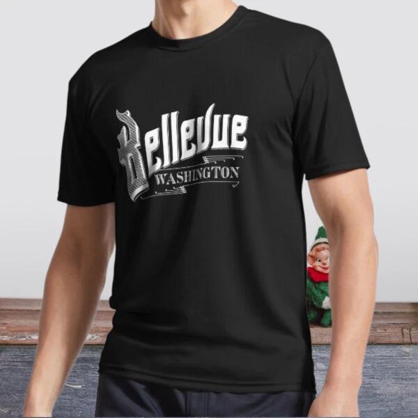 New Shirt Vintage Bellevue, Active Logo T-Shirt Funny Size S to 5XL