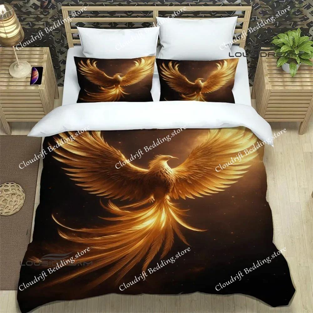 3D Phoenix printed Bedding Sets exquisite bed supplies set duvet cover bed comforter set bedding set luxury birthday gift