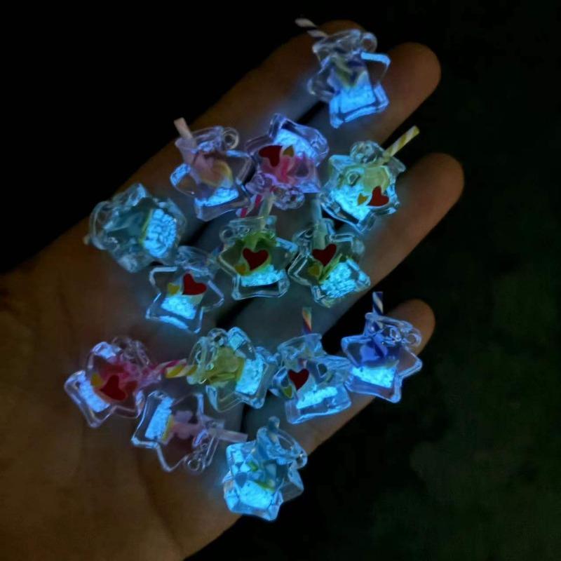 Luminous Star DIY Keychain Mobile Chain Pendant Handmade Material Jewelry Accessories