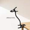Flexible Metal Hose with Plastic Clamp and AntiSlip Pad Stand for Securely Mounting Microphones Hair Dryers Small Fan