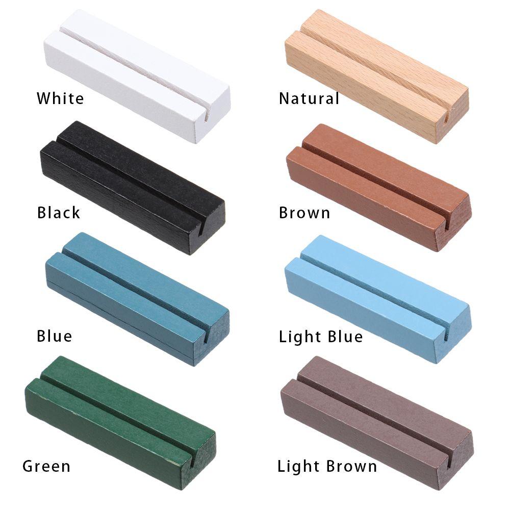 Crafts Paper Clamp Picture Cards Display Stand Desktop Decoration Place Card Clamps Stand Table Numbers Holder Photos Clips