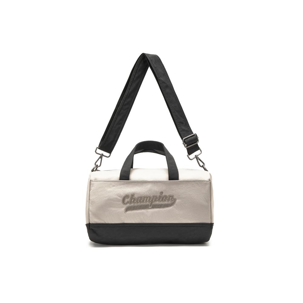 Champion Split Boston Bag SS26 Fashion Versatile Trendy Daily Commuter Boston Bag Fabric Tote Bag Regular Unisex bags U6AACPU07 Linen & Champion Black